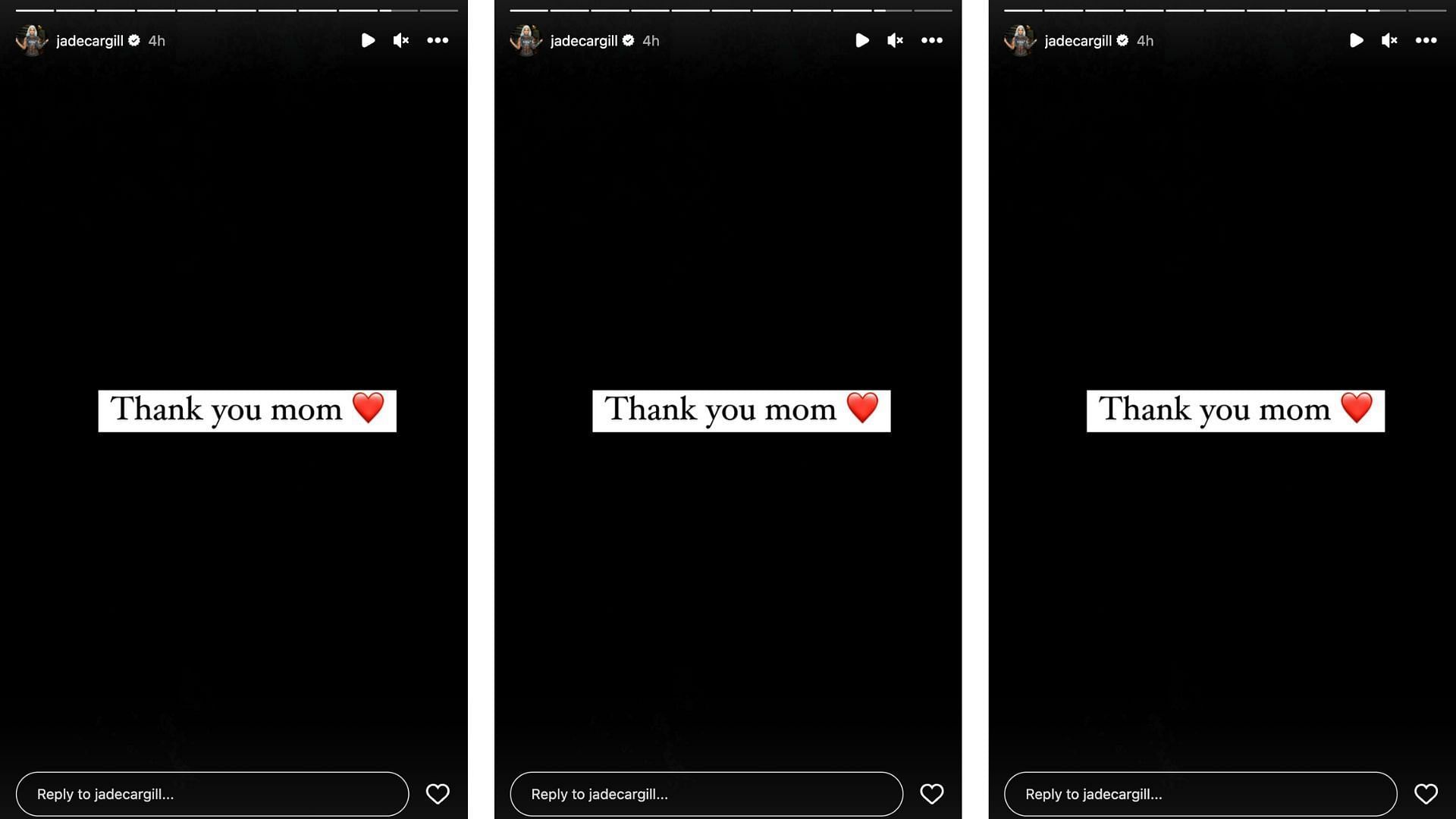 Cargill sends heartfelt message on Instagram